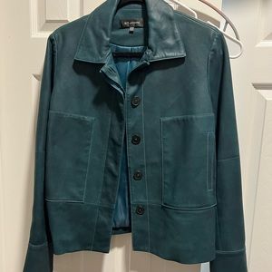 St. John women leather jacket fit size S-M